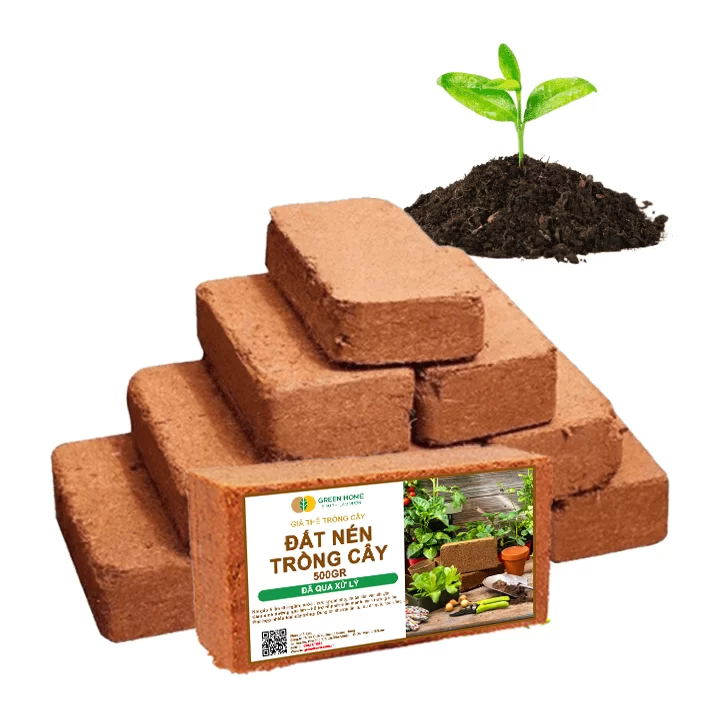 Đất Trồng Cây Viên Nén, Viên 500gr