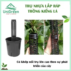 Trụ Nhựa Có Khớp Nối Trồng Kiểng Lá, Cây Leo, Nhựa Cứng, Có Khớp Nối - Unigreen Home&Garden Trụ Nhựa Có Khớp Nối Trồng Kiểng Lá, Cây Leo, Nhựa Cứng, Có Khớp Nối - Unigreen Home&Garden