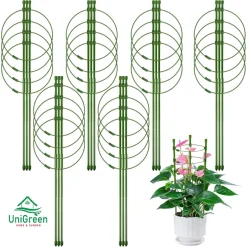 Bộ giá đỡ hoa hồng, cà chua, cây cảnh, hỗ trợ dây leo, size cao 45/60/75/90/120cm Bộ giá đỡ hoa hồng, cà chua, cây cảnh, hỗ trợ dây leo, size cao 45/60/75/90/120cm