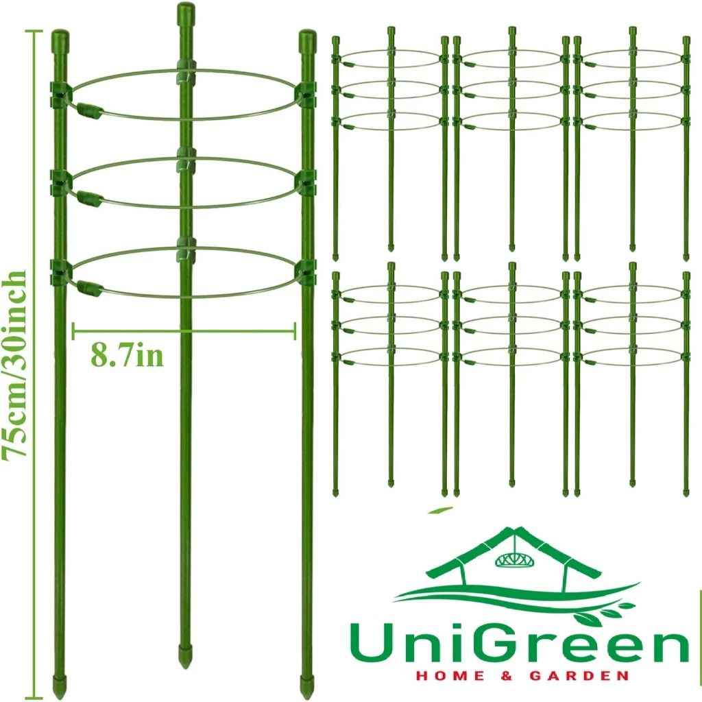 Bộ giá đỡ hoa hồng, cà chua, cây cảnh, hỗ trợ dây leo, size cao 45/60/75/90/120cm Bộ giá đỡ hoa hồng, cà chua, cây cảnh, hỗ trợ dây leo, size cao 45/60/75/90/120cm