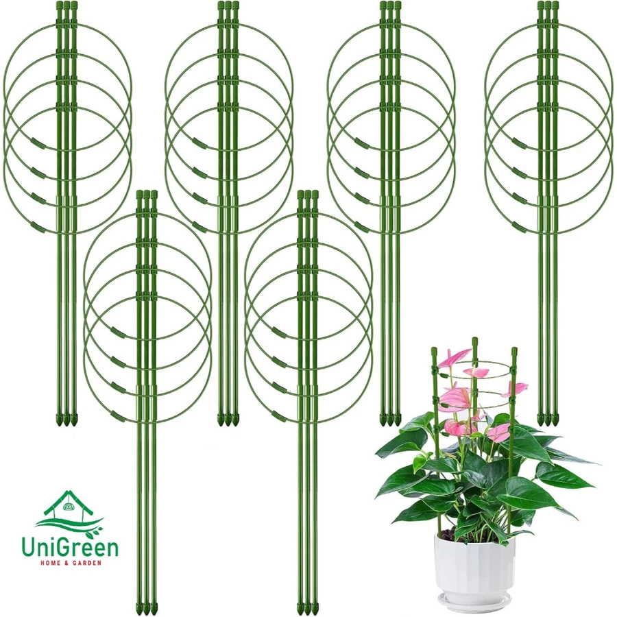 Bộ giá đỡ hoa hồng, cà chua, cây cảnh, hỗ trợ dây leo, size cao 45/60/75/90/120cm Bộ giá đỡ hoa hồng, cà chua, cây cảnh, hỗ trợ dây leo, size cao 45/60/75/90/120cm - Ảnh 3