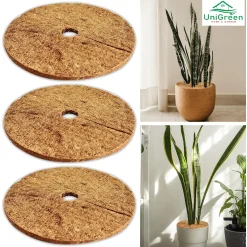 THẢM XƠ DỪA CHỐNG CỎ - LÓT CHẬU - GIỮ ẨM ĐẤT - NGĂN ĐỘNG VẬT ĐÀO BỚI ĐẤT 25/37/45/60 CM