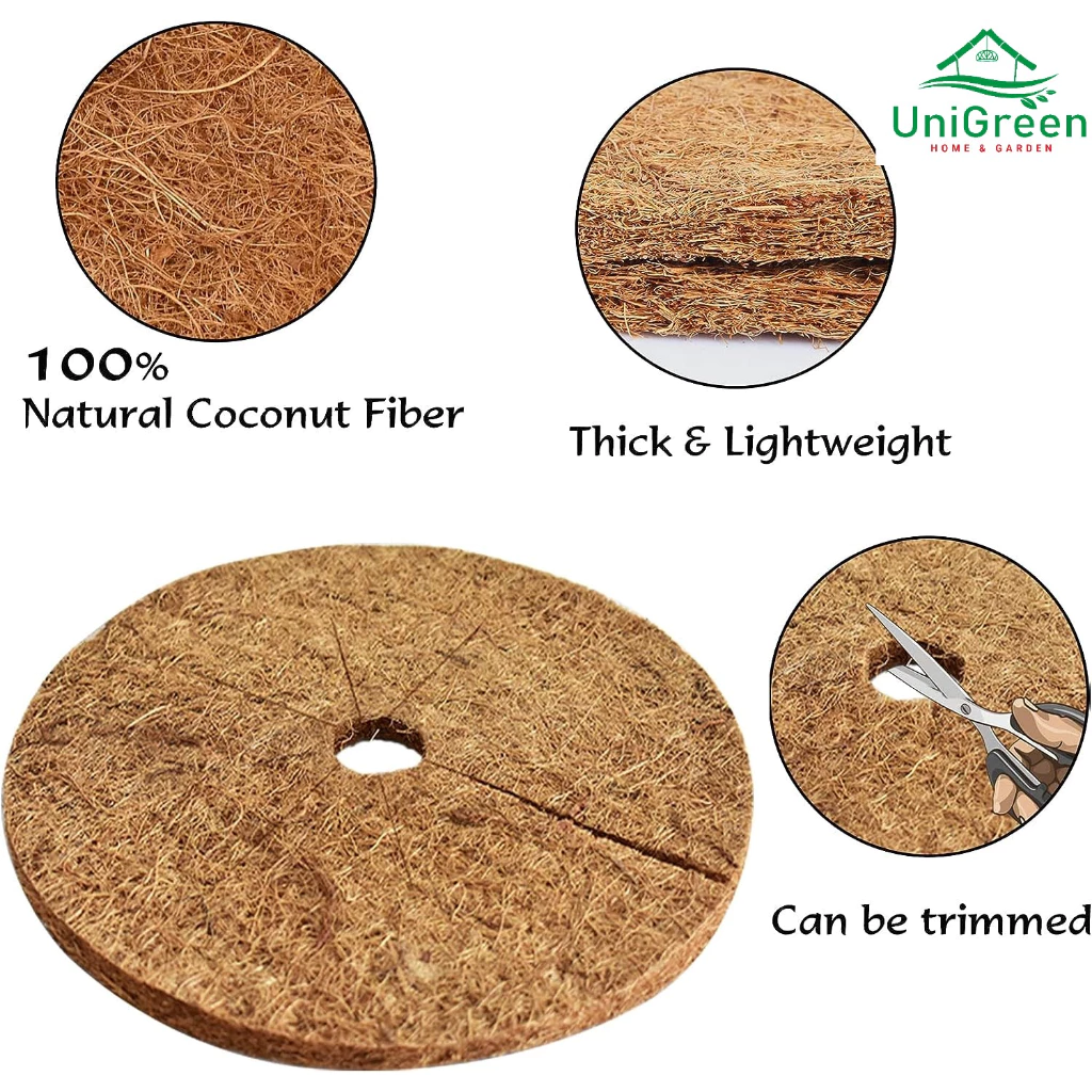 THẢM XƠ DỪA CHỐNG CỎ - LÓT CHẬU - GIỮ ẨM ĐẤT - NGĂN ĐỘNG VẬT ĐÀO BỚI ĐẤT 25/37/45/60 CM THẢM XƠ DỪA CHỐNG CỎ - LÓT CHẬU - GIỮ ẨM ĐẤT - NGĂN ĐỘNG VẬT ĐÀO BỚI ĐẤT 25/37/45/60 CM - Ảnh 2
