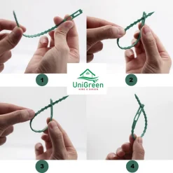 Dây rút nhựa hỗ trợ cây leo 13cm, 17cm, tái sử dụng nhiều lần Dây rút nhựa hỗ trợ cây leo 13cm, 17cm, tái sử dụng nhiều lần