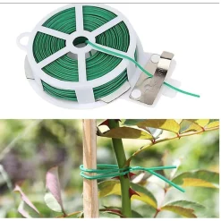 Dây Buộc Cành, Dài 50m, Kẽm Bọc Nhựa, Tích Hợp Đầu Cắt Tiện Lợi,Cố Định Thân Cây Dây Buộc Cành, Dài 50m, Kẽm Bọc Nhựa, Tích Hợp Đầu Cắt Tiện Lợi,Cố Định Thân Cây