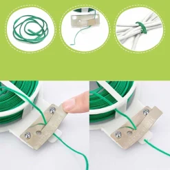 Dây Buộc Cành, Dài 50m, Kẽm Bọc Nhựa, Tích Hợp Đầu Cắt Tiện Lợi,Cố Định Thân Cây Dây Buộc Cành, Dài 50m, Kẽm Bọc Nhựa, Tích Hợp Đầu Cắt Tiện Lợi,Cố Định Thân Cây