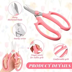 [Hàng xuất Châu Âu] Kéo Cắt Cành 18 x10cm, Dụng Cụ Làm Vườn, Tối Ưu Giảm Lực Tay, Dễ Sử Dụng