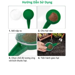 Dụng Cụ GieoHạt Giống Mini 5 Trong 1 Tiện Lợi