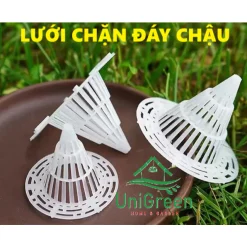 [Set 5] Lưới Nhựa Chắn Đáy Chậu, Giúp Đất Thông Thoáng, Bộ Rễ Khỏe