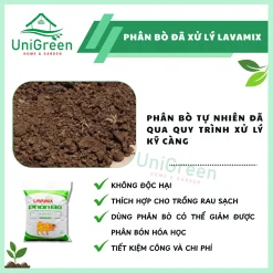 Combo 5 túi Phân bò đã xử lý Lavamix bịch 3dm3 Combo 5 túi Phân bò đã xử lý Lavamix bịch 3dm3