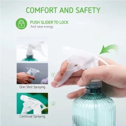 Bình Xịt Nước Tưới Cây 500ml, Dung Tích Lớn Có Vòi Xoay Tiện Dụng