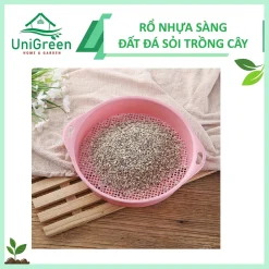 Rổ Nhựa Cứng Sàng Lọc Đất Cát, Đá Sỏi - Chuyên Dùng Cho Xương Rồng, Kiểng Lá Rổ Nhựa Cứng Sàng Lọc Đất Cát, Đá Sỏi - Chuyên Dùng Cho Xương Rồng, Kiểng Lá