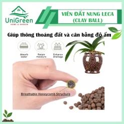 [Túi 6L] Viên Đất Nung Leca Clay Ball Trồng Thủy Canh - Ươm Node - Rải Mặt Chậu
