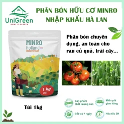 [Túi 1kg] Phân Bón Hữu Cơ 70 OM Hà Lan, Chuyên Dụng An Toàn Cho Rau Củ Quả, Cây Ăn Trái