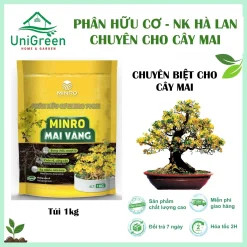 [Combo 5 Túi] Phân Bón Hữu Cơ Chuyên Cho Hoa Mai, Túi 1kg, Nhập Khẩu Hà Lan