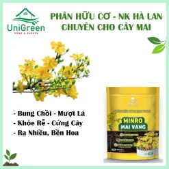 [Combo 5 Túi] Phân Bón Hữu Cơ Chuyên Cho Hoa Mai, Túi 1kg, Nhập Khẩu Hà Lan