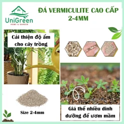[Túi 3.5 lít] Đá Vermiculite Giúp Cây Nảy Mầm, Phát Triển Rễ, Trồng Nấm, Ấp Trứng Bọ Sát