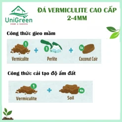 [Túi 3.5 lít] Đá Vermiculite Giúp Cây Nảy Mầm, Phát Triển Rễ, Trồng Nấm, Ấp Trứng Bọ Sát