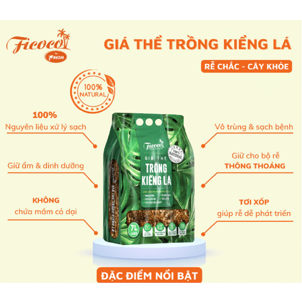 GIÁ THỂ TRỒNG KIỂNG LÁ 7L GIÁ THỂ TRỒNG KIỂNG LÁ 7L - Ảnh 2