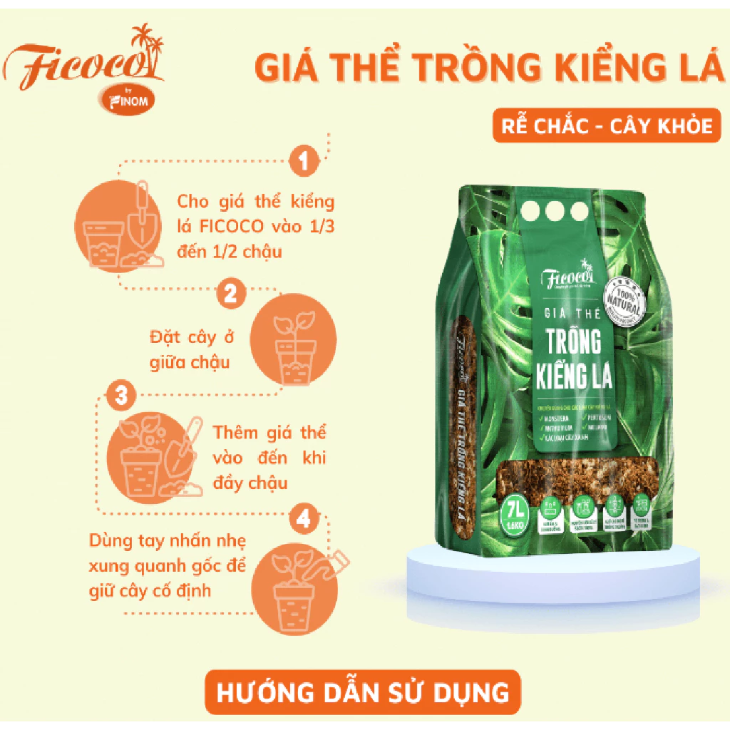 GIÁ THỂ TRỒNG KIỂNG LÁ 7L GIÁ THỂ TRỒNG KIỂNG LÁ 7L