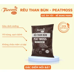 [Combo 3 Túi] Rêu Than Bùn Peatmoss 5 Lít