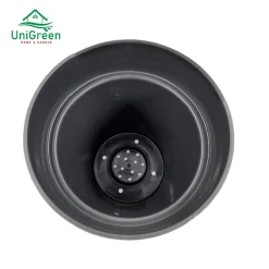 CHẬU NHỰA ĐEN TRỒNG CÂY TRÒN 25CM CAO CẤP BỀN CỨNG