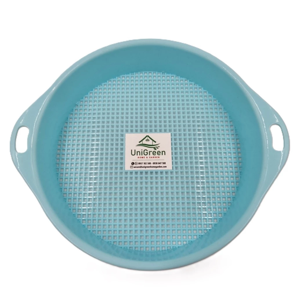 Rổ Nhựa Cứng Sàng Lọc Đất Cát, Đá Sỏi Unigreen Home&Garden, Chuyên Dùng Cho Xương Rồng, Kiểng Lá Rổ Nhựa Cứng Sàng Lọc Đất Cát, Đá Sỏi Unigreen Home&Garden, Chuyên Dùng Cho Xương Rồng, Kiểng Lá - Ảnh 3