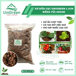 Xơ Dừa Cục 1-2cm, Đóng Túi 400gram( Coco Chip), Đã Xử Lý Theo Chuẩn Xuất Khẩu