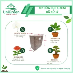 Xơ Dừa Cục 1-2cm Nén Kiện 4.5kgs, Đã Xử Lý Theo Chuẩn Xuất Khẩu Xơ Dừa Cục 1-2cm Nén Kiện 4.5kgs, Đã Xử Lý Theo Chuẩn Xuất Khẩu