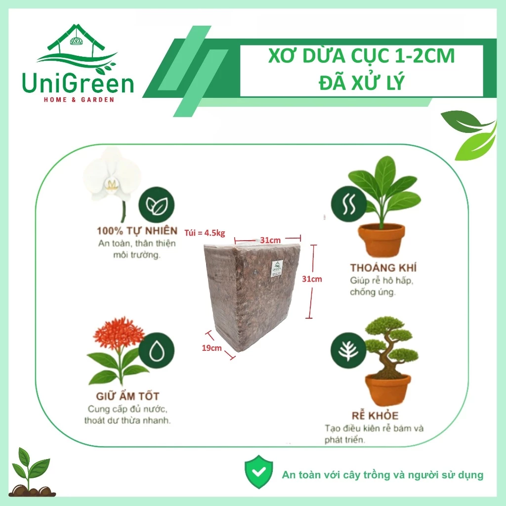 Xơ Dừa Cục 1-2cm Nén Kiện 4.5kgs, Đã Xử Lý Theo Chuẩn Xuất Khẩu Xơ Dừa Cục 1-2cm Nén Kiện 4.5kgs, Đã Xử Lý Theo Chuẩn Xuất Khẩu - Ảnh 2