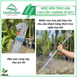 [Combo 10] Móc Kẽm Treo Chậu Lan, Chậu Cây Cảnh Cao Cấp
