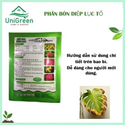 [Combo 3 Túi] Phân Bón Diệp Lục Tố 50gr, Giúp Lá Vàng Thành Xanh