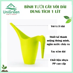 Bình Tưới Cây Vòi Dài Cao Cấp Dung Tích 1 Lít Bình Tưới Cây Vòi Dài Cao Cấp Dung Tích 1 Lít
