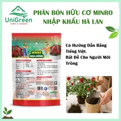 [Túi 1Kg] Phân Bón Hữu Cơ Chuyên Cho Hoa Hồng, NK Hà Lan