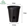 SET 10 CHẬU ĐEN TỰ TƯỚI 12CM, HÀNG BỊ LỖI TRẦY BỀ MẶT CHẬU